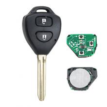 2 Buttons Remote Key(Europe)433MHz,4D67 Chip Inside for Toyota RAV4 Europe 2006-2010