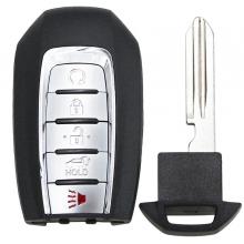 4+1 Button Smart Remote Control Key Case Shell for Infiniti Remote key