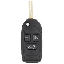 Modified Folding Remote Key Shell 3 Button For Volvo