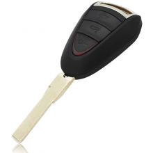 3 Buttons Remote Key Shell for Porsche