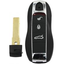 3 Buttons Smart Remote Key Case Fob For PORSCHE Cayenne Panamera  with small key