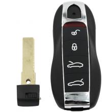 4+1 buttons Smart Remote Key Case Fob For PORSCHE Cayenne Panamera +small key