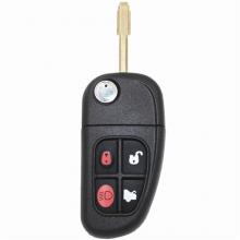 4 Bottons Car Auto Flip Remote Key for Jaguar X-Type S-Type 1999-2009 XJ XJR 2002-2008 433MHz/315Mhz 4D60 chip NHVWB1U24