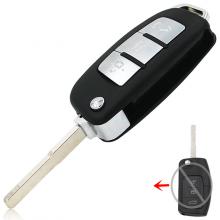 ModifIed Folding Remote Key Shell for FORD Focus Fiesta C Max Ka Key Case 3 Button