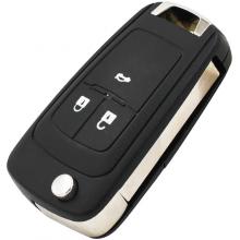 3 Buttons Folding Remote Key Cover Casing for Chevrolet Key