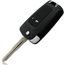 New 2 Button Flip Remote Key Case Shell For Chevrolet Epica LOVA Spark