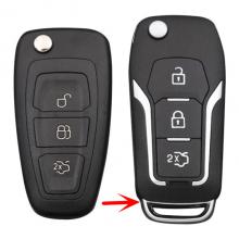 3 Button Modified Flip Folding Remote Control car Key Shell Case for Ford Focus 2 / 3 mondeo Fiesta HU101 Blade