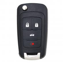 Remote Key 4 Button For Chevrolet 315MHZ HU100 Blade