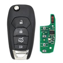 NEW Style Modified Flip 4 Button Remote Key For Chevrolet Aveo 433MHZ PCF7941chip 2014-2018