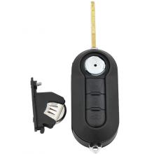 3 Buttons Flip Remote Key Shell for Fiat