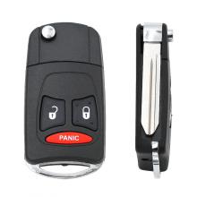 2+1 Button Modified Remote Key Shell For Chrysler