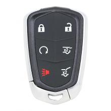 Replacement 6 Button Smart Remote Control Car Key Shell Case FOB for Cadillac SRX CTS ATS XTS Escalade ESV