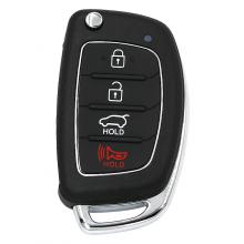 for Hyundai I40/IX45 4 Buttons Modified Flip Remote Key Shell