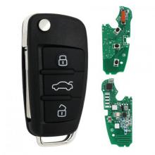 For Audi Remote key 3 buttons 433mhz Q7 8E0 837 220AF 220R With Special 8E Chip