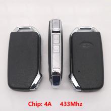 3 Buttons Car Keyless Smart Remote Key 433Mhz with 4A Chip for KIA K5 Forte Sportage Cerato Intelligent Smart Key ​