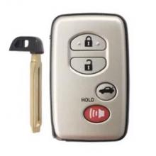 3+1 Buttons Smart Card Shell for Toyota