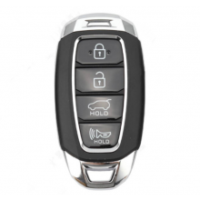 4 Button Smart Remote Car Key Shell Case For Hyundai Tucson I30 Creta IX25 Solaris Kona SantaFe Replacement FOB Case