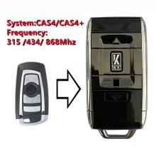 315/434/868MHz Upgraded Remote Key Fob for BMW 1 2 3 4 5 6 7 Series X3 CAS4+ KR55WK49863 PCF7953 Chip