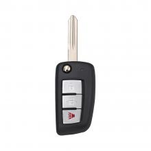 2+1 Buttons Remote Smart Key Shell Cover Case For Nissan