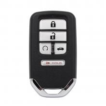 Replacement Shell Smart Remote Key Case Fob 5 Buttons for Honda Accord CRV Fit with small key