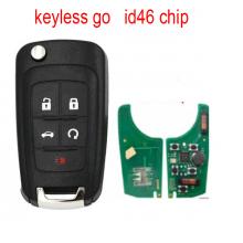 Keyless-go Folding Remote Key for Chevrolet Camaro Cruze​ Equinox ​433MHz/315mhz with id46 chip HU100 balde