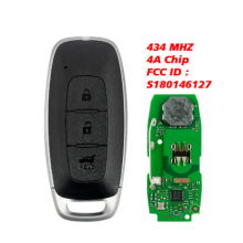 3 Buttons Smart Key For N-issan X-Trail 2023 Remote 434MHz FCCID KR5TXPZ3 S180146127 HITAG AES CHIP