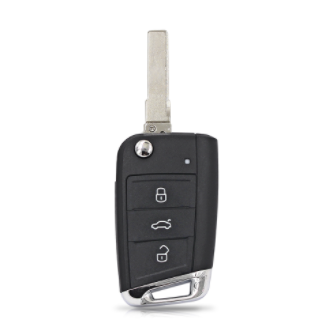 Keyless Go Remote Key Fob 434MHz ID48 Chip for Volkswagen MQB Golf VII MK7,Skoda Octavia A7 2017 P/N: 5G0 959 753 BC/AA HU66 Blade