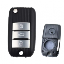 Car Flip Folding Key Case Shell for Roewe RX5 MG3 MG5 MG6 MG7 MG 3 5 6 ZS GT GS Morris Garages HS EV I6 2017-2021