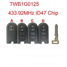 Smart Key For Toyota 2018 2019 2020 2021 Rush Daihatsu Terios TWB1G0125 433.92MHz ID47 Chip