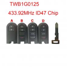 Smart Key For Toyota 2018 2019 2020 2021 Rush Daihatsu Terios TWB1G0125 433.92MHz ID47 Chip