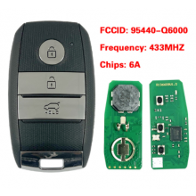 3 buttons​ Smart Remote Key 95440-Q6000 For KIA Seltos 2020 433MHz 6A Chip  FCC ID SYE3FOB1908