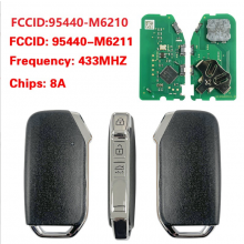 PN : 95440-M6210 M6211 3 Buttons Smart Remote Key Fob for KIA Cerato 2019 2020 434MHZ 8A Chip​
