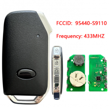P/N: 95440-S9110 4 Buttons Smart Remote Car Key Fob 433MHz ID47 Chip for KIA