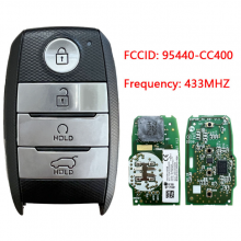 OEM Keyless 4 Buttons Remote Car Key Fob for KIA Sonet 2021 P/N 95440-CC400 - FCCID MBEC4FOB2006 - 6A Chip 433MHz