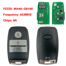 95440-G6100 Smart Remote Key Fob for KIA Morning Picanto 2017 2018 2019 2020 2021 2022 SYEC3FOB1611 8A Chip
