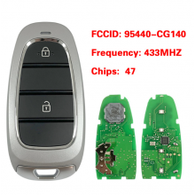 95440-CG140 Keyless Go 2 Button for Hyundai Staria 2022 Smart Remote Key Fob 433MHz 47 Chip Fob