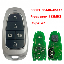 95440-K5012 Smart Remote Key With 5 Buttons for Hyundai Santa Cruz 2021 2022-2024 Fob