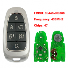 95440-L1110 Smart Keyless Go Remote Key 433MHz ID47 Fob for Hyundai Sonata 2019 2020  T08-F08-4F27