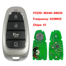 95440-S8520 Smart Remote Key for Hyundai Palisade 2023  433MHz ID47 Fob TQ8-FOB-4F26