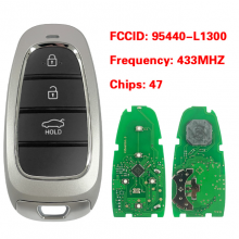 95440-L1300 3 Buttons Keyless Go ​Smart Smart Remote Key Fob ​for Hyundai Staria 2022 433MHz ID47
