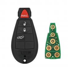 3+1 Button Remote Key Fob for Jeep Cherokee Sport KL 2014 2015 2016 2017 2018 2019 Fobik 433MHz GQ4-53T PCF7961M 4A Chip