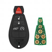 4+1 Button Remote Key Fob for Jeep Cherokee Sport KL 2014 2015 2016 2017 2018 2019 Fobik 433MHz GQ4-53T PCF7961M 4A Chip
