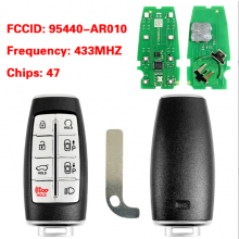 P/N: 95440-AR010 Smart Remote Key 8 Buttons Fob 433MHz ID47 Chip for Hyundai Genesis GV70 2021-2024 , TQ8-FOB-4F35​