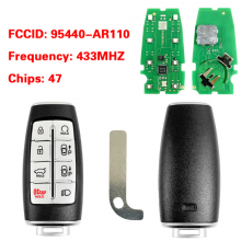 P/N:95440-AR110 Smart Remote Key 8 Buttons Fob 433MHz ID47 Chip for Hyundai G70 2021-2024 , TQ8-FOB-4F35