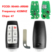 P/N: 95440-AR000 TQ8-FOB-4F36 Smart Remote Key 6 Buttons Fob 433MHz ID47 Chip for Hyundai GV70 2022