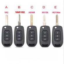 3BTN Flip Remote Key PCF7961M 4A Chip for Renault Kadjar Captur Megane 3 2013-2017 433MHz CWTWB1G767
