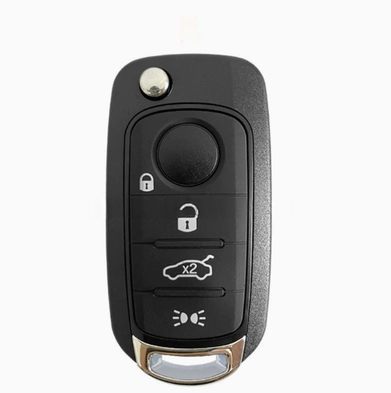 4 buttons Folding Remote Key 433MHz 4A chip For Fiat 500 500X TIPO SIP22 blade