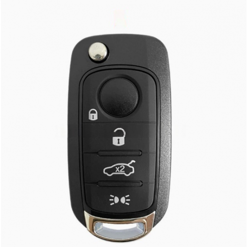 4 buttons Folding Remote Key 433MHz 4A chip For Fiat 500 500X TIPO SIP22 blade