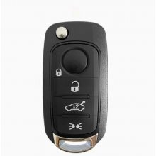 4 buttons Folding Remote Key 433MHz 4A chip For Fiat 500 500X TIPO SIP22 blade