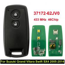 TS001 37172-62JV0 Smart Remote Key Fob for Suzuki SX4 Grand Vitara 2007 2008 2009 2010 2011 2012 2013 Swift 433MHz ID46